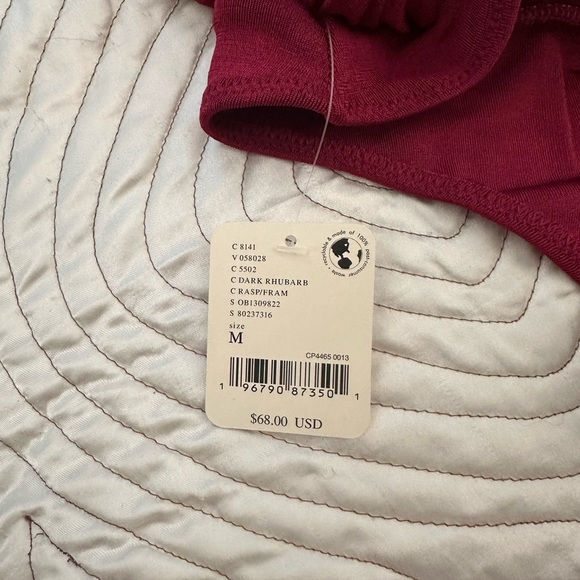 Free People Night Owl Bodysuit in Rhubarb - Picture 8 of 8